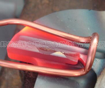 刀具焊接，广东广州客户选用的是高频钎焊设备