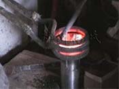 采用高频感应钎焊机对钻具进行焊接热处理